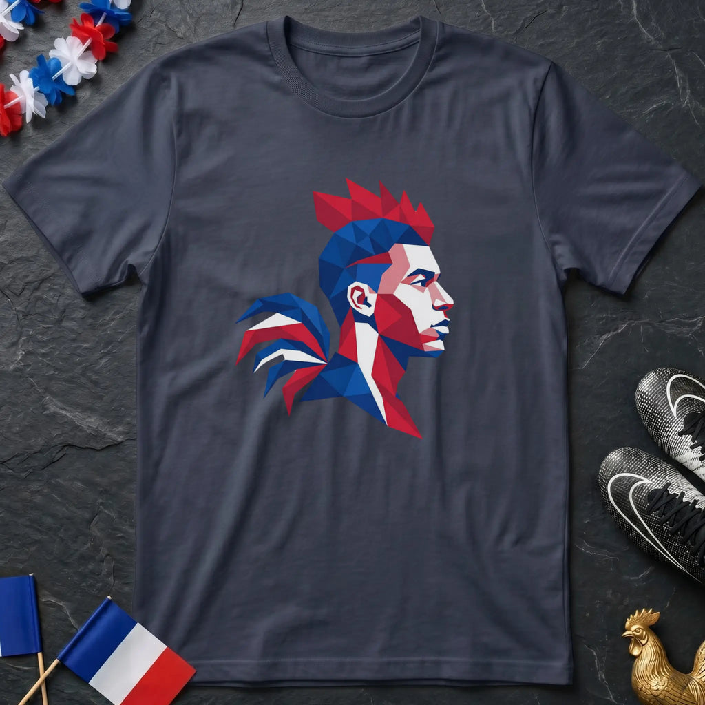 Mbappé en style poulet pop-up T-Shirt Coupe du Monde