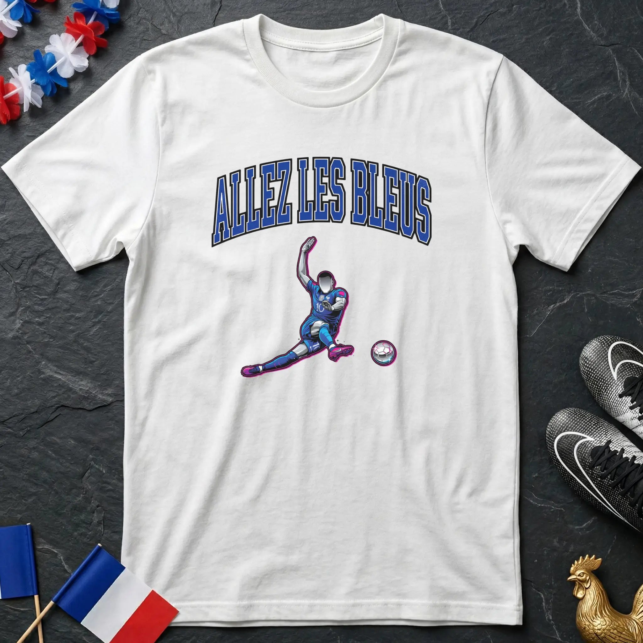 Allez Les Bleus Kylian Mbappé Y2K Style T-Shirt Coupe du Monde