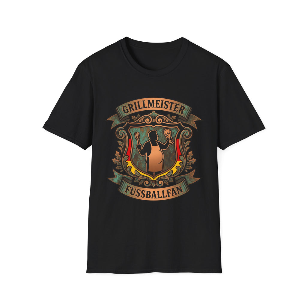 Grillmeister Fußballfan Emblem WM T-Shirt