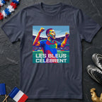Les Bleus Célèbrent France WPAP Pop Art T-Shirt Coupe du Monde