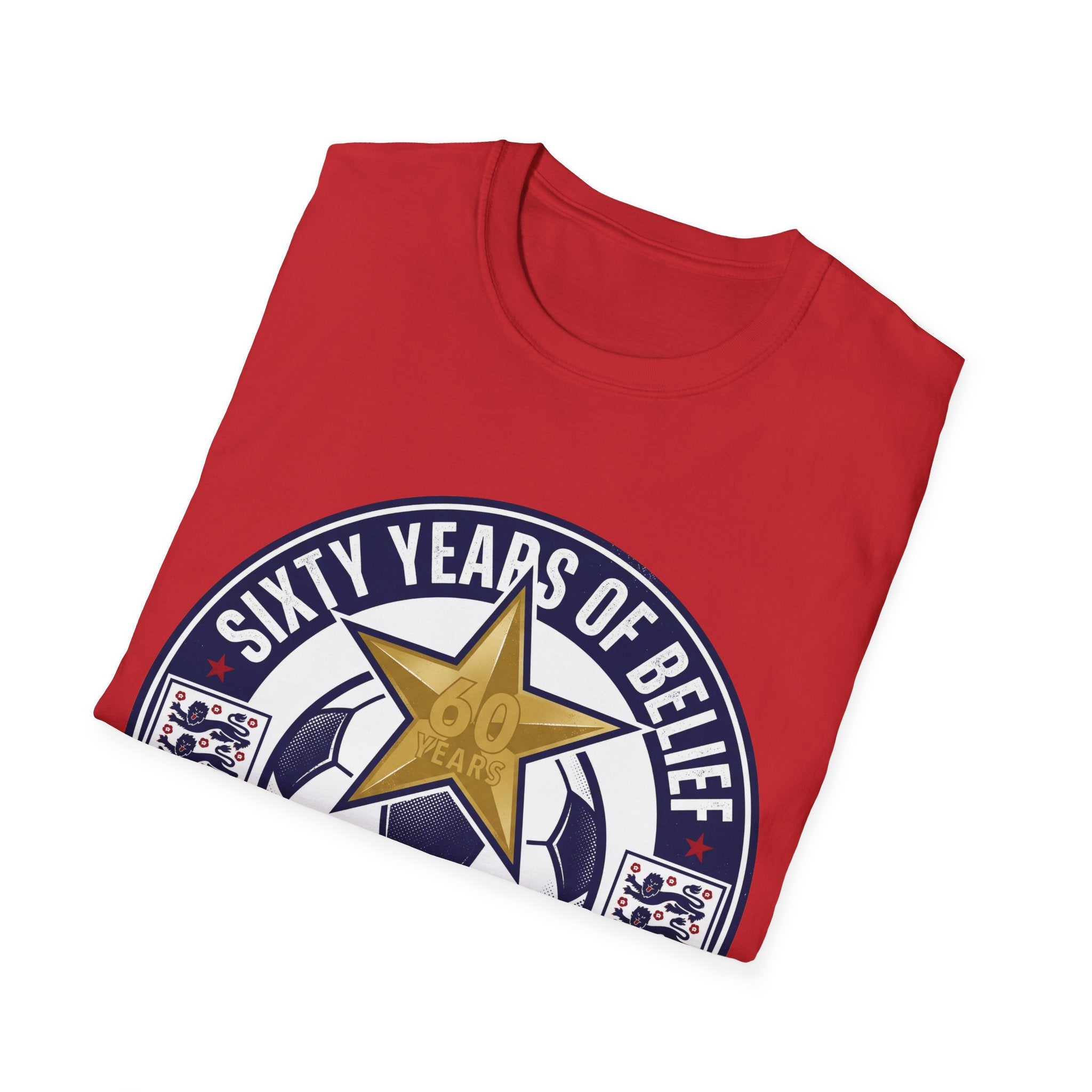 Sixty Years Of Belief Badge Football WC T-Shirt