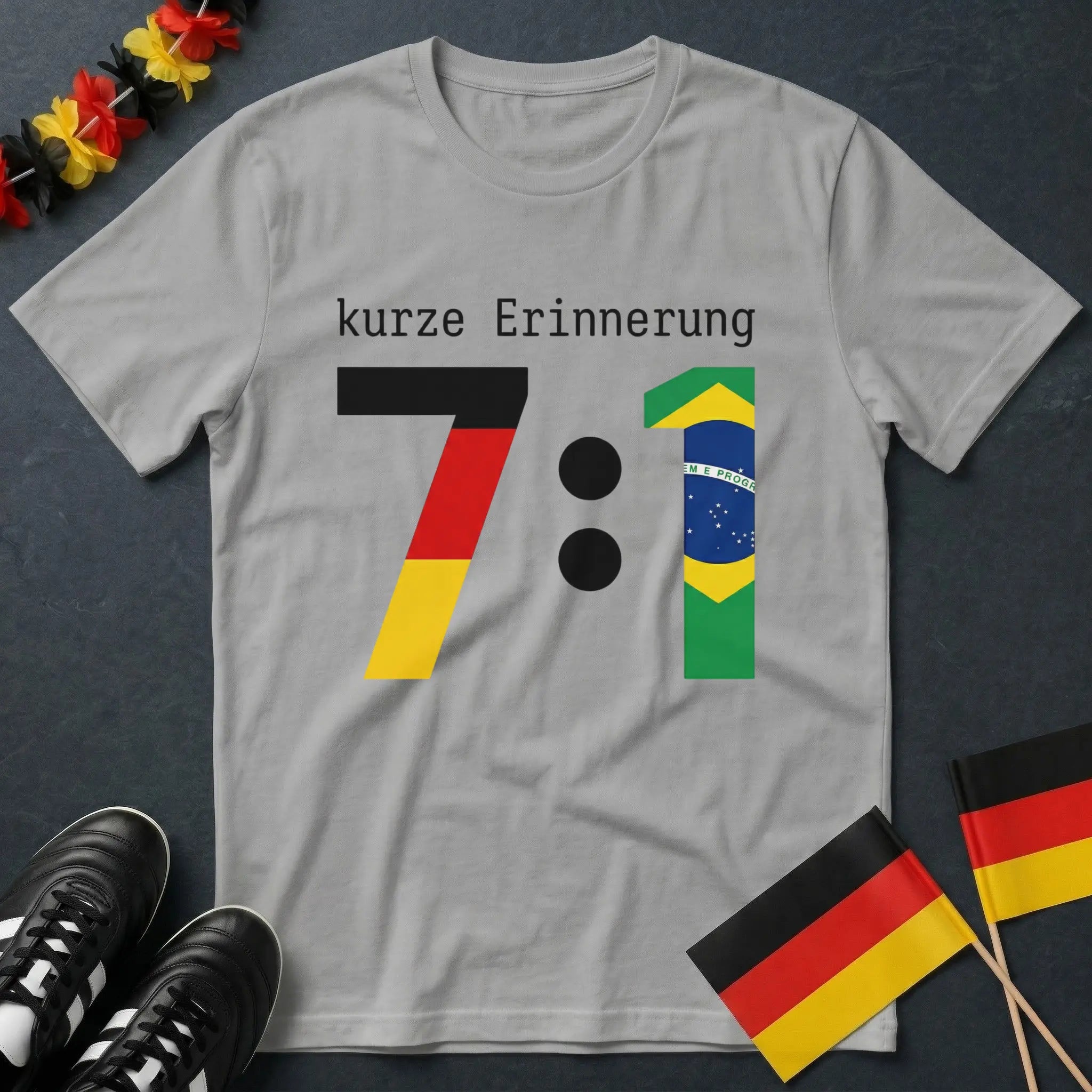 Kurze Erinnerung Deutschland 7 : 1 Brasilien WM T-Shirt