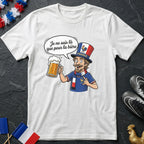 Je Ne Suis Là Que Pour La Bière Fan France T-Shirt Coupe du Monde