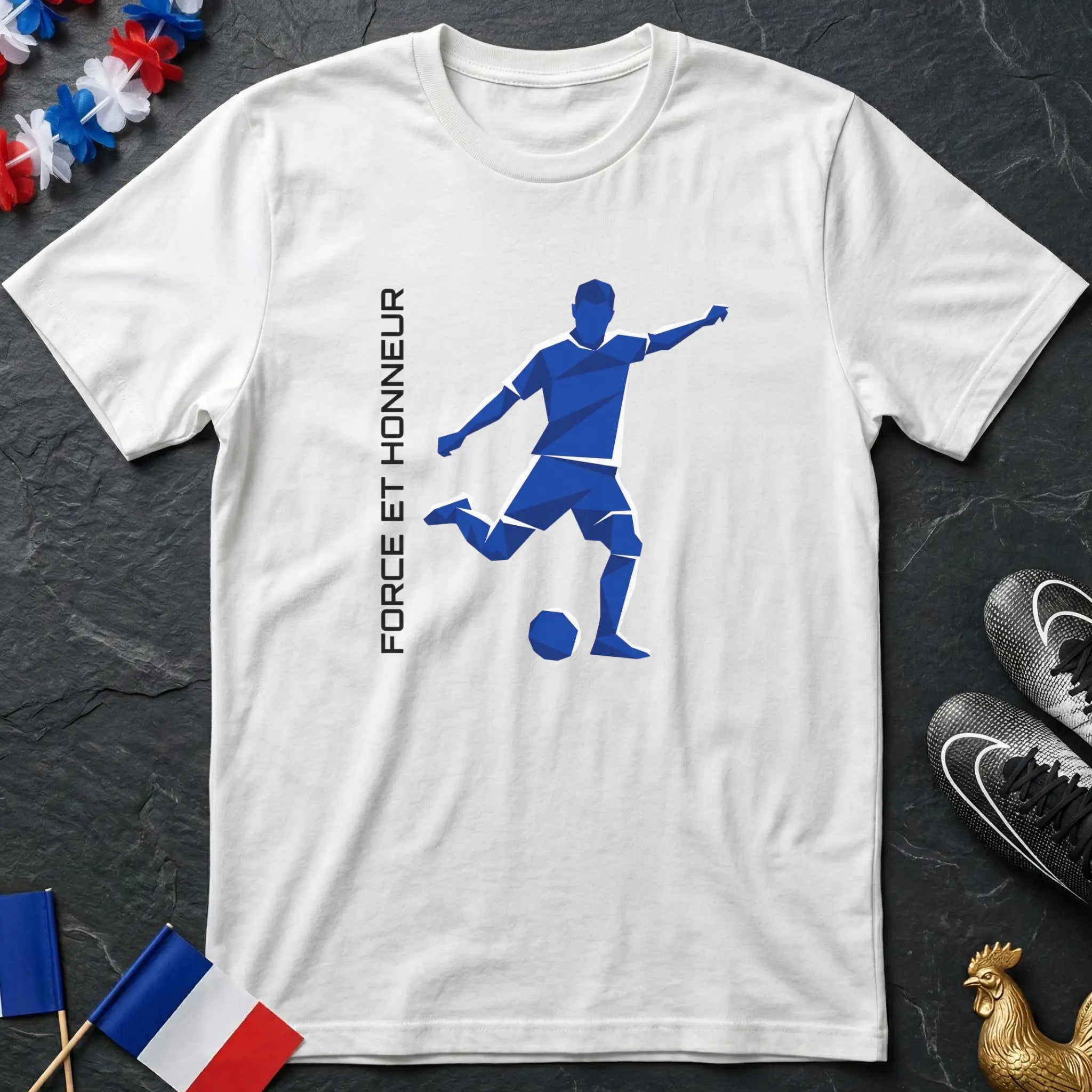 Force et Honneur France Joueur T-Shirt Coupe du Monde