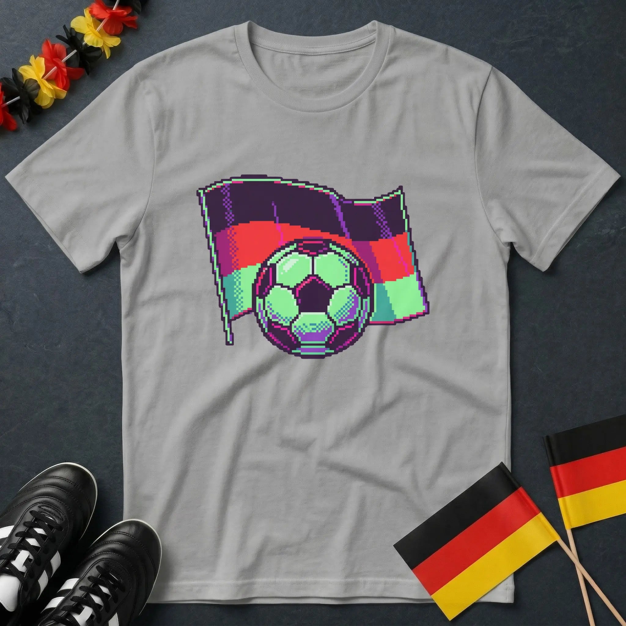 Retro Gaming Style Deutschland WM T-Shirt