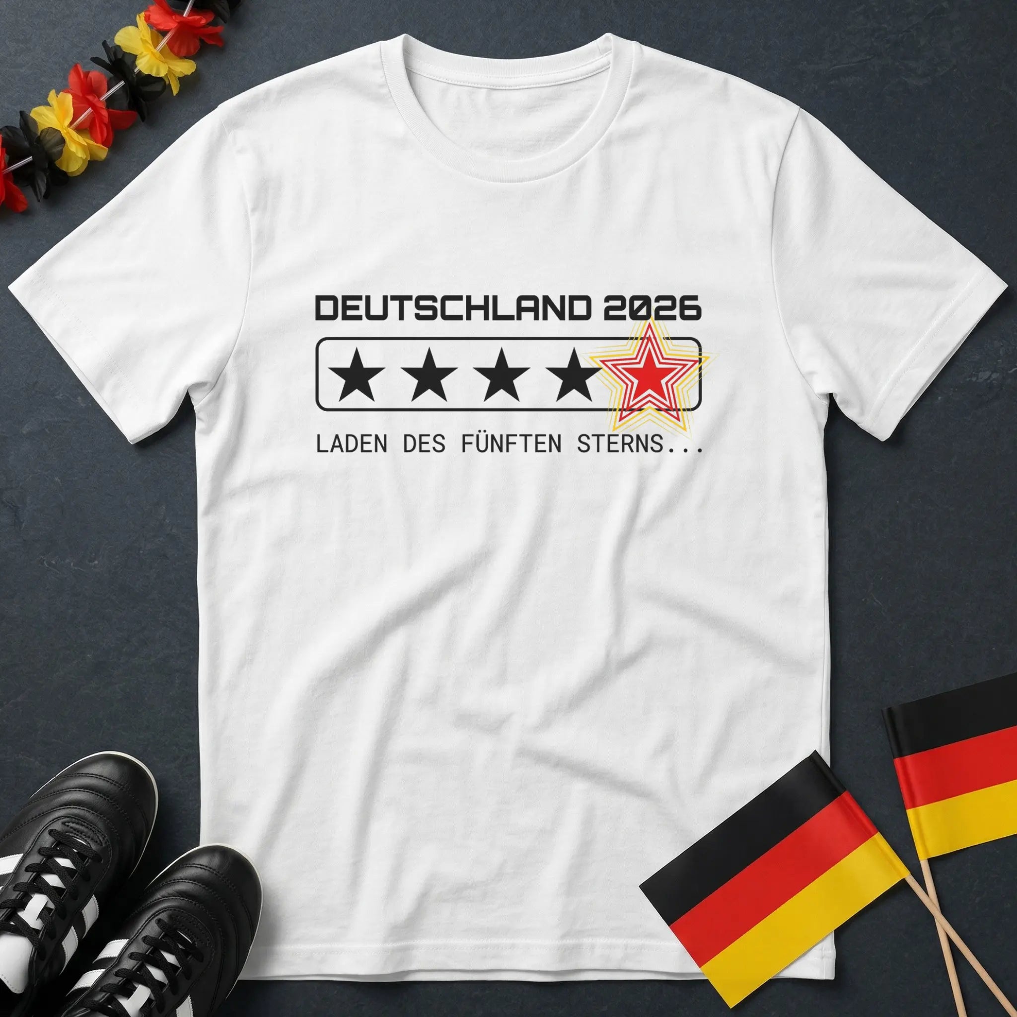 Deutschland 2026 Laden Des Fünften Sterns WM T-Shirt