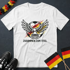 Deutscher Adler Zusammen Zum Titel WM T-Shirt