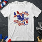 France 2026 Victoire Coq Gaulois Drapeau Sticker Bomb T-Shirt Coupe du Monde