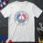 République du Football Tour Eiffel Football EST. 1904 T-Shirt Coupe du Monde