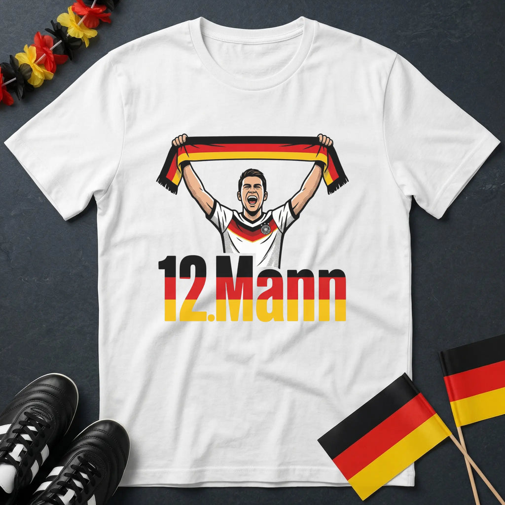 12. Mann Jubelnder Fan WM T-Shirt