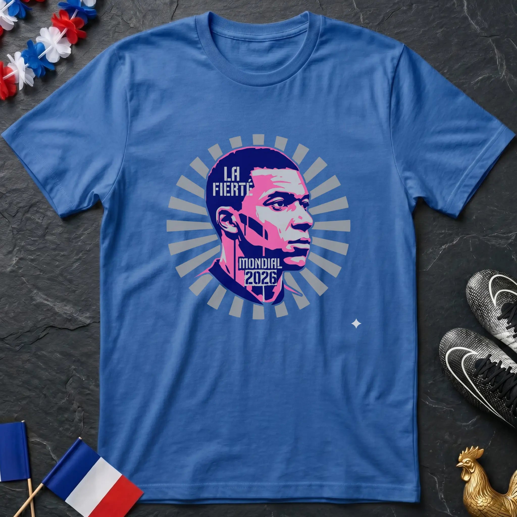 Pop Art Kylian Mbappé La Fierté Mondial 2026 T-Shirt Coupe du Monde
