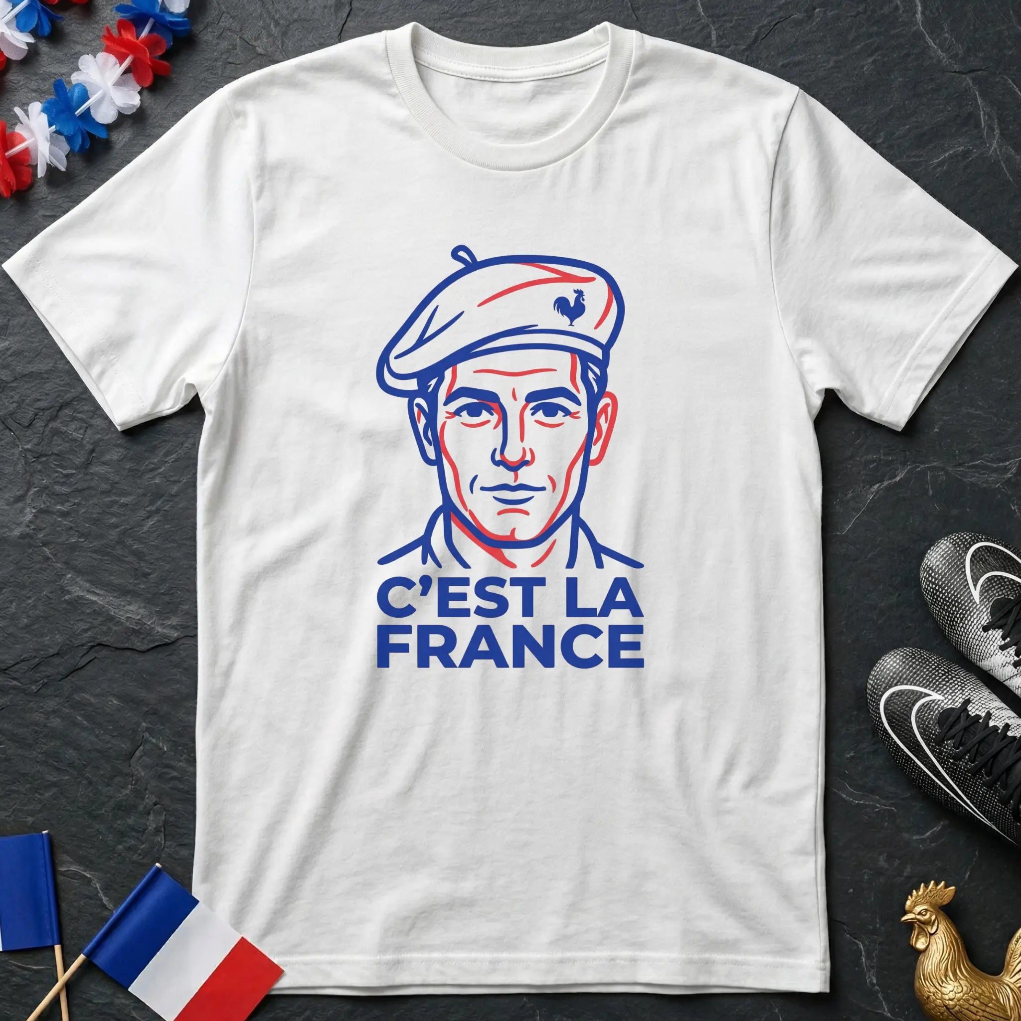 C'est la France Look Iconique Français T-Shirt Coupe du Monde