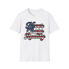 Never Chase Reality USA Flag Soccer WC T-Shirt