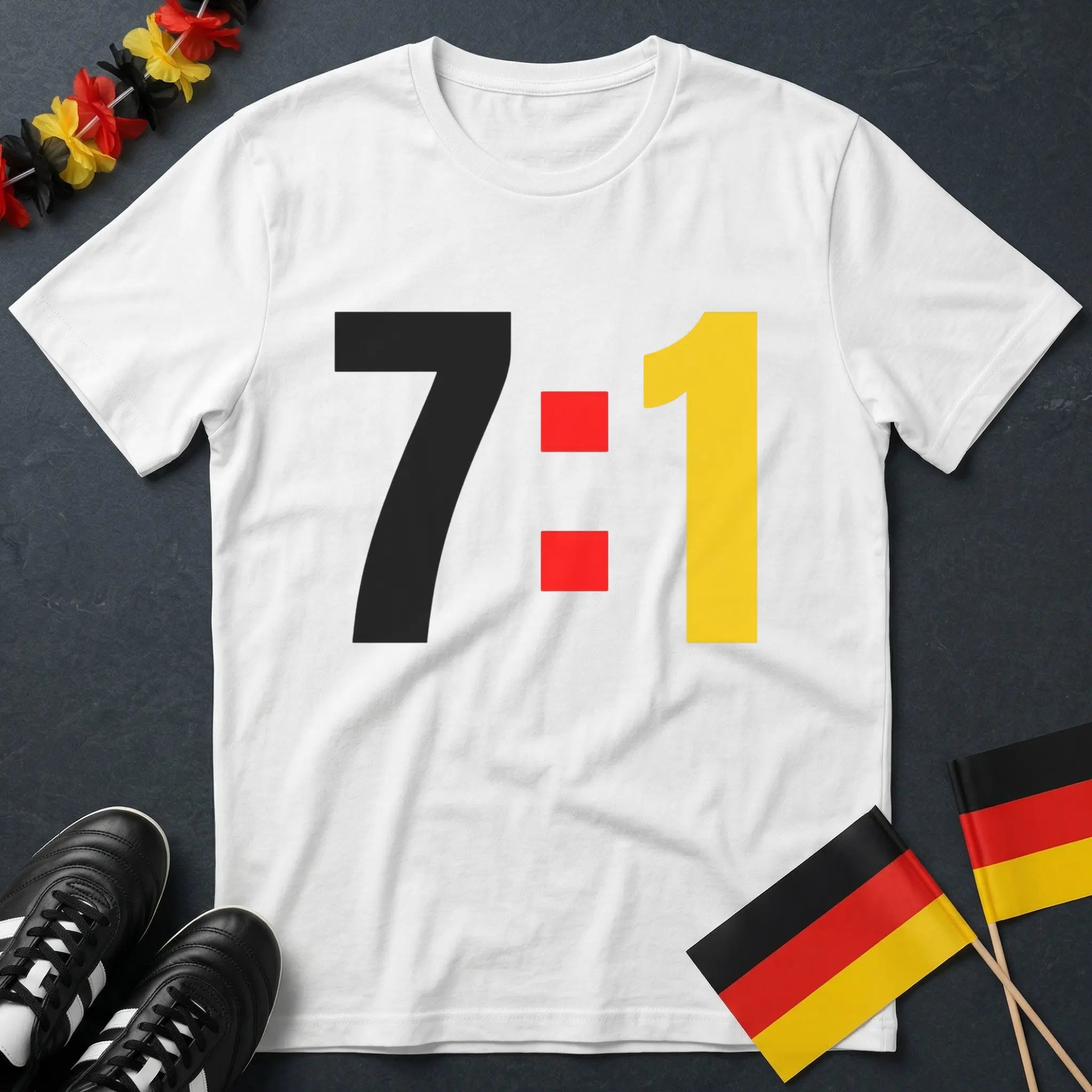 7 : 1 in Deutschland Farben WM T-Shirt