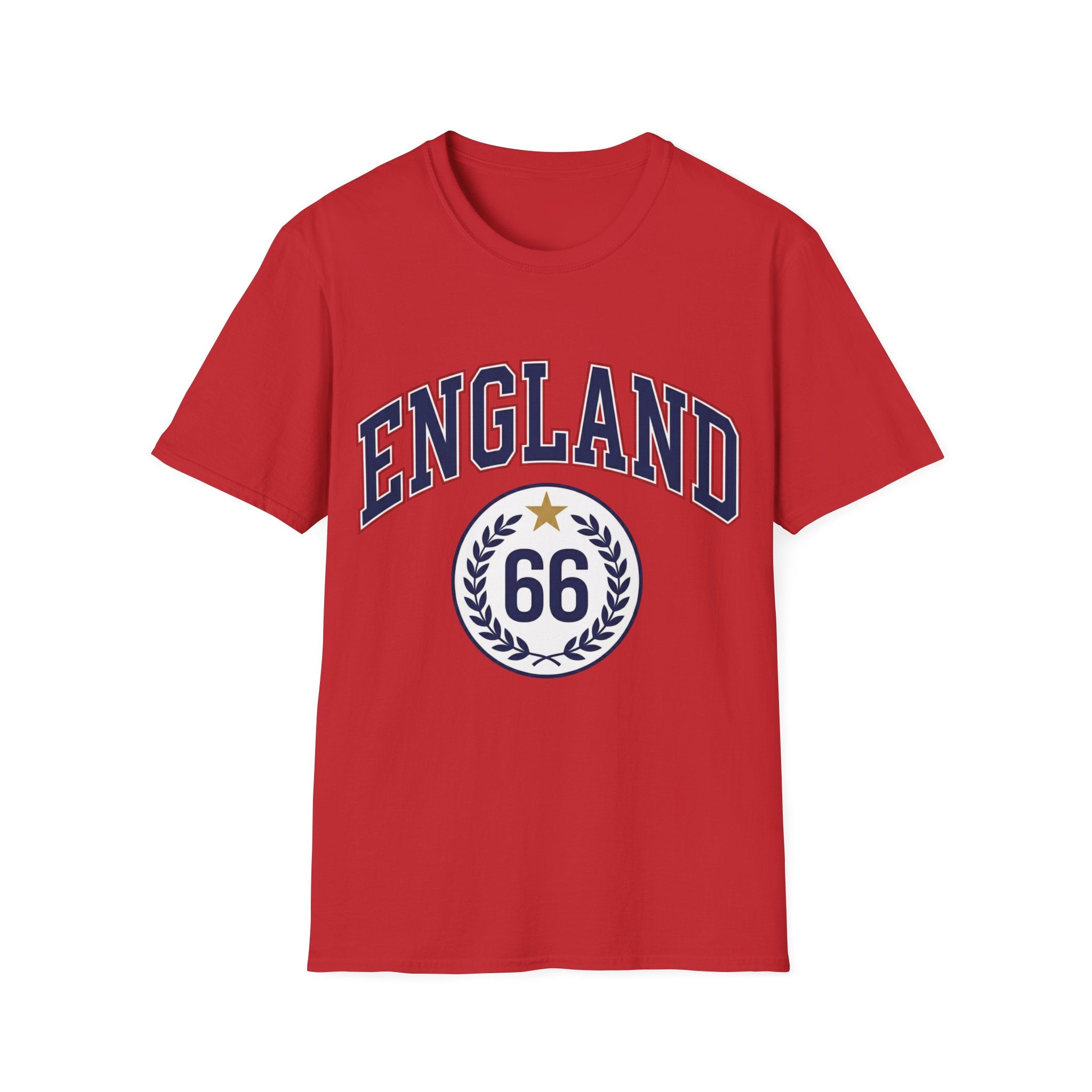 England 1966 Arched Collegiate Football WC T-Shirt