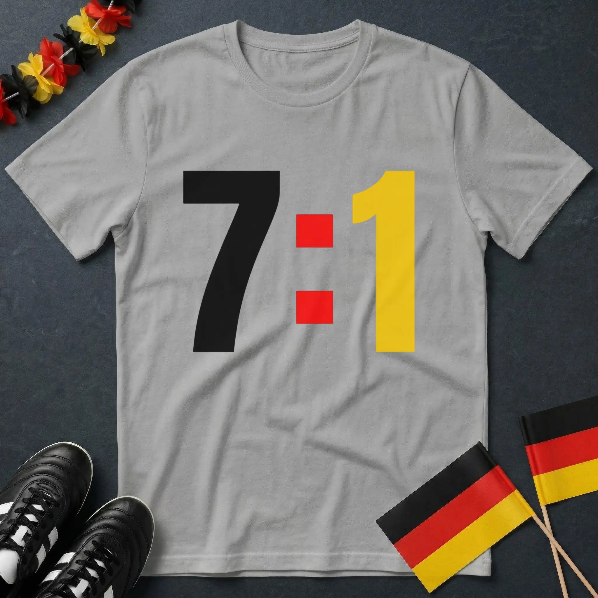 7 : 1 in Deutschland Farben WM T-Shirt