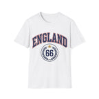 England 1966 Arched Collegiate Football WC T-Shirt