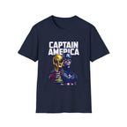 Captain America with World Cup Soccer WC T-Shirt