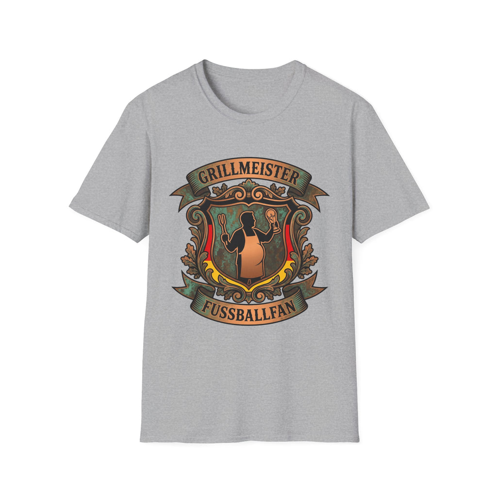 Grillmeister Fußballfan Emblem WM T-Shirt